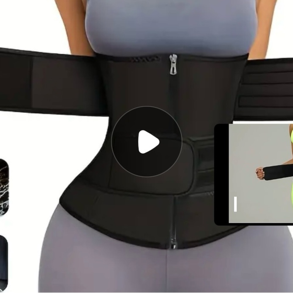 Women’s waist trainer. Size Large. black.